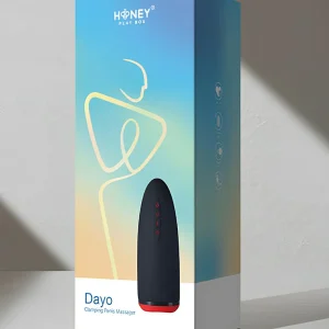 Dayo Autoblowjob Clamping Penis Massager - Black