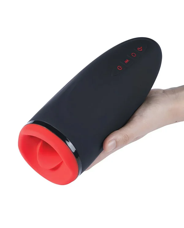Dayo Autoblowjob Clamping Penis Massager - Black - Image 3