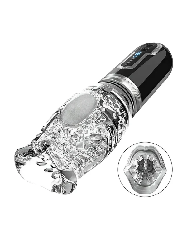Rotating & Vibrating Oral Sex Masturbator - Image 2